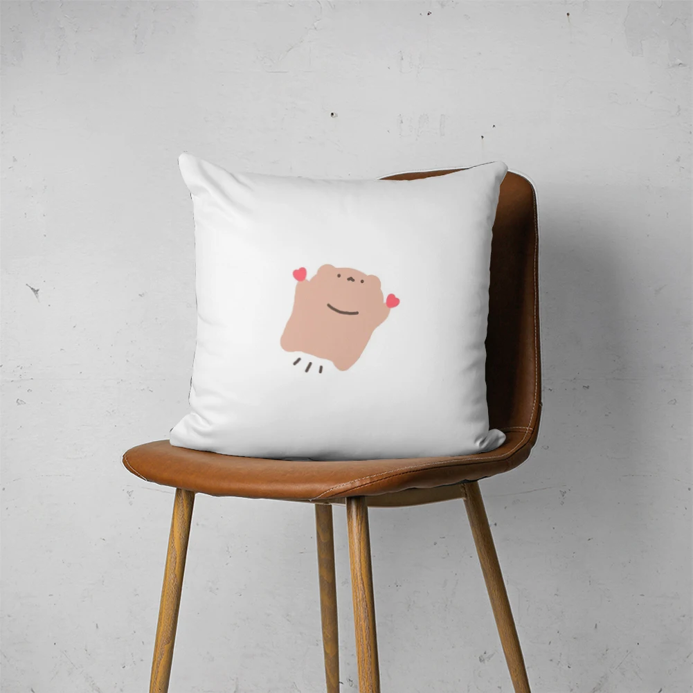 

FROG PILLOW 139 Customizable Bedroom Bed Sofa Hotel Car Lumbar Pillow Fashion Decorative Cover