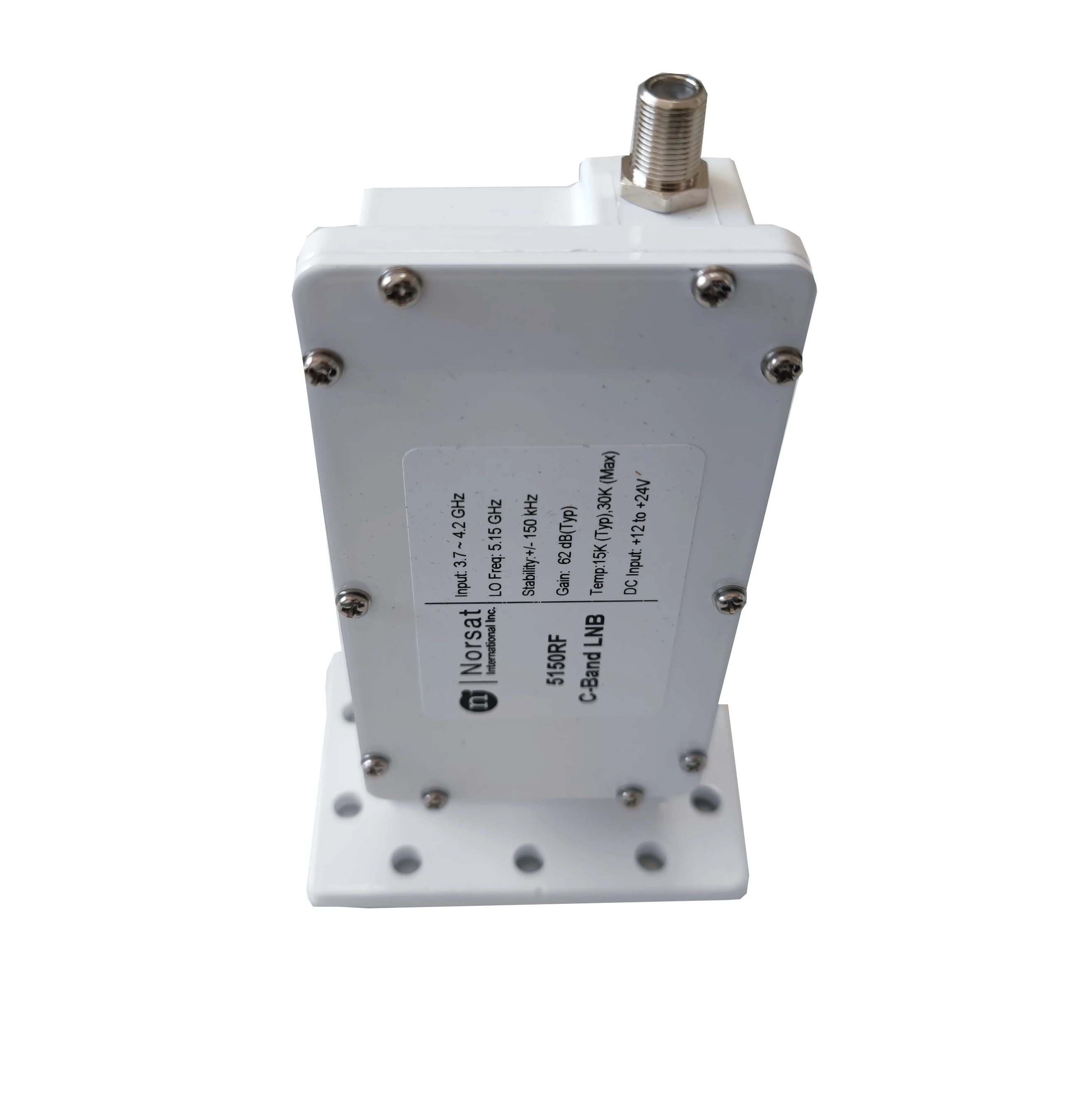Однополярный LNB с входом 3 7-4 2 ГГц Digital Ready Norsat 5150RF C Band |