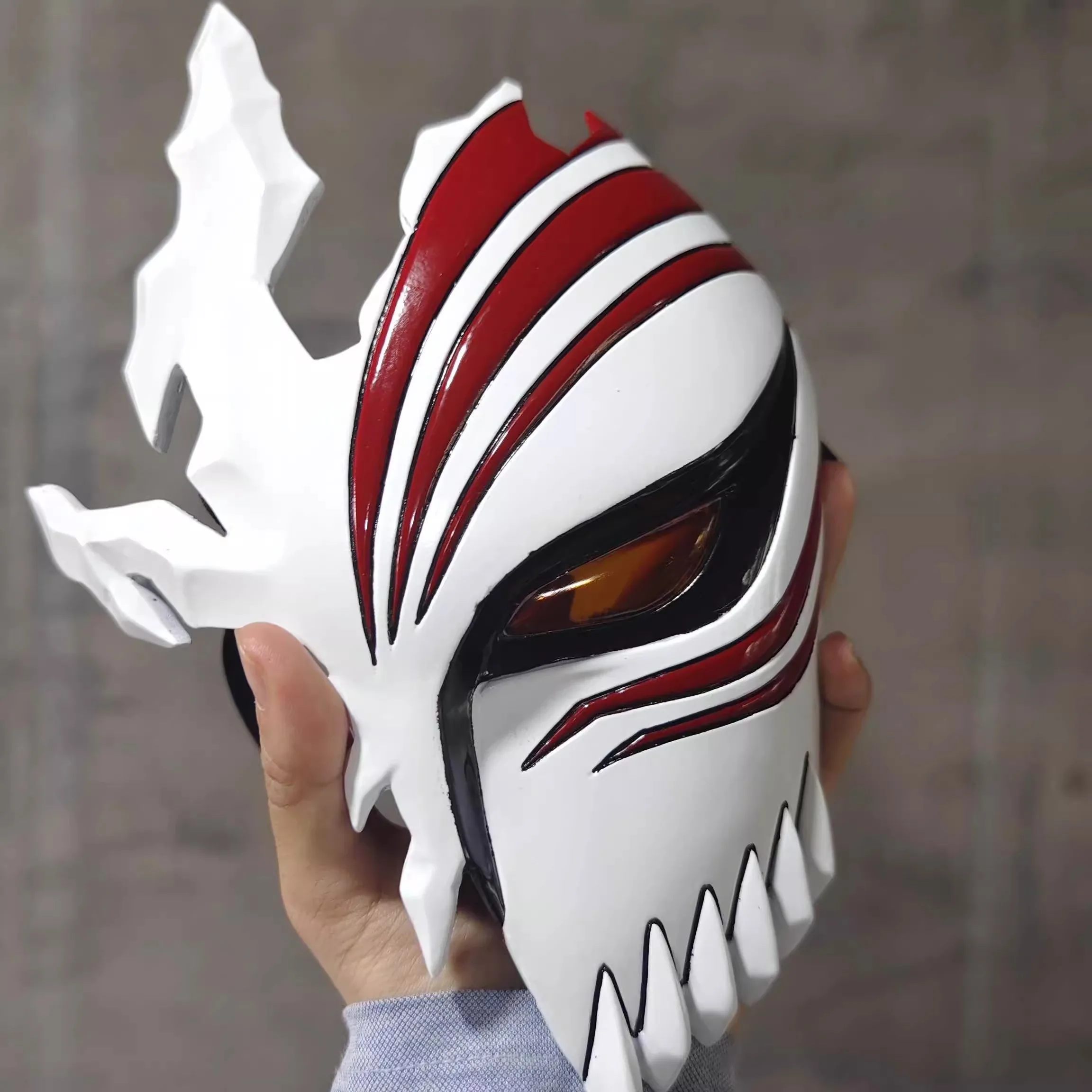 Аниме Bleach Kurosaki Lchigo Косплей Полумаска Опора Для Взрослых Мужчин Хэллоуин Карнавал