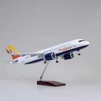 47cm 180 scale diecast model bhutan airways airbus a320 neo resin airplane airbus with light and wheels collection display