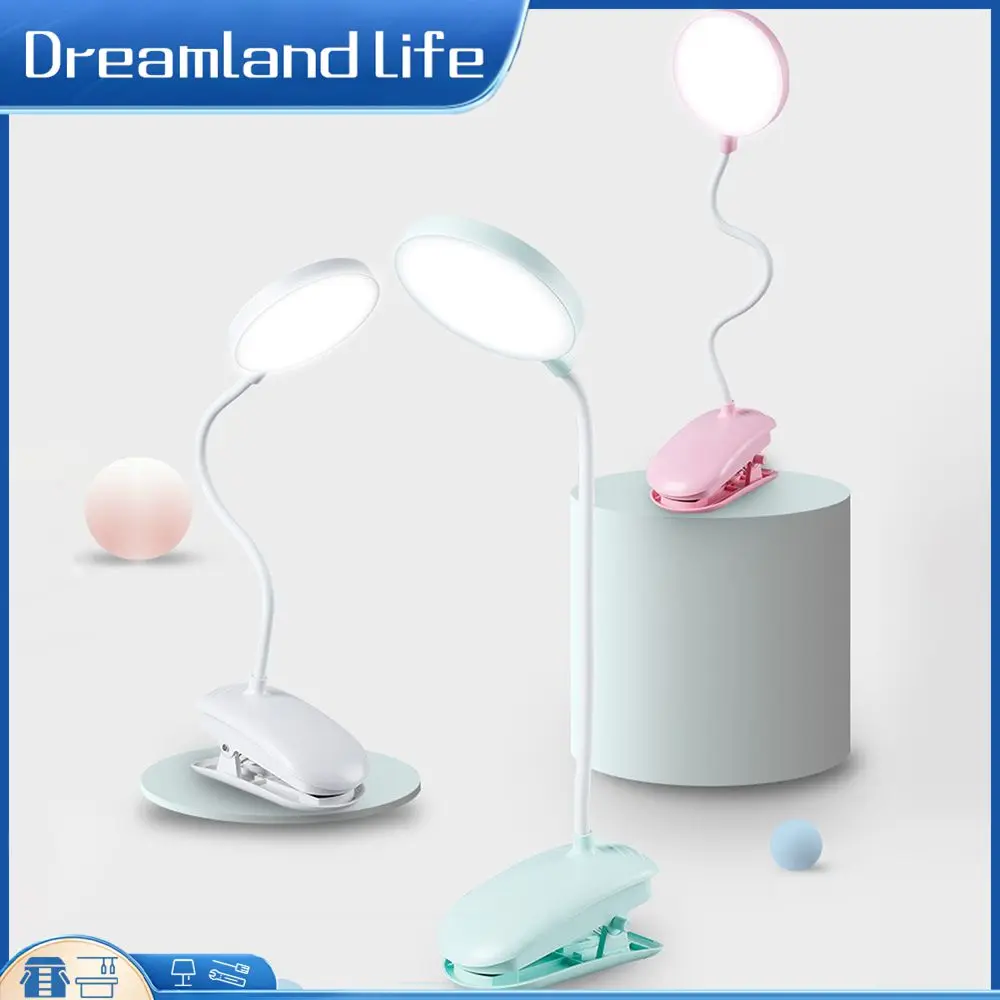 

24 Lamp Beads Rechargeable Led Lamp 3-level Warm Cool White Reading Light Lamp Indoor Lighting 8w Flexible Bedside Lamp