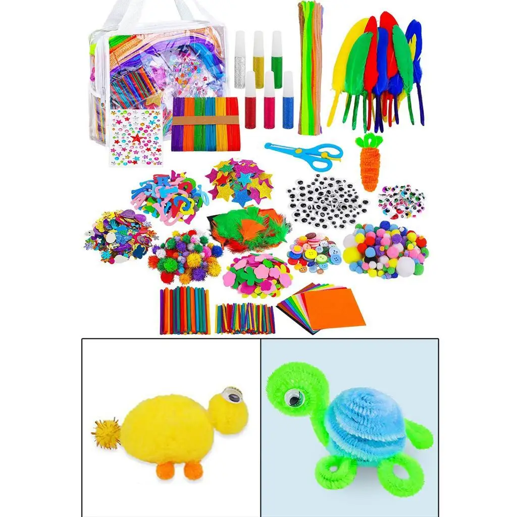 

Arts & Craft Supplies Assorted Materials for Toddlers Age 4 5