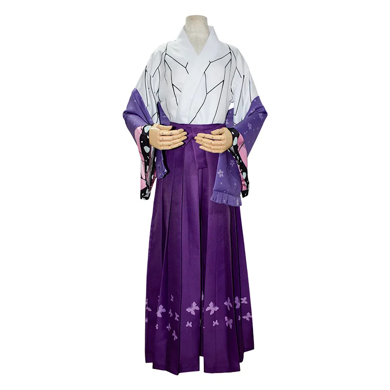 

Anime Demon Slayer Kimetsu No Yaiba Kimono Sets Tanjirou Nezuko Shinobu Giyuu Cosplay Full Set Halloween Carnival Party Costume