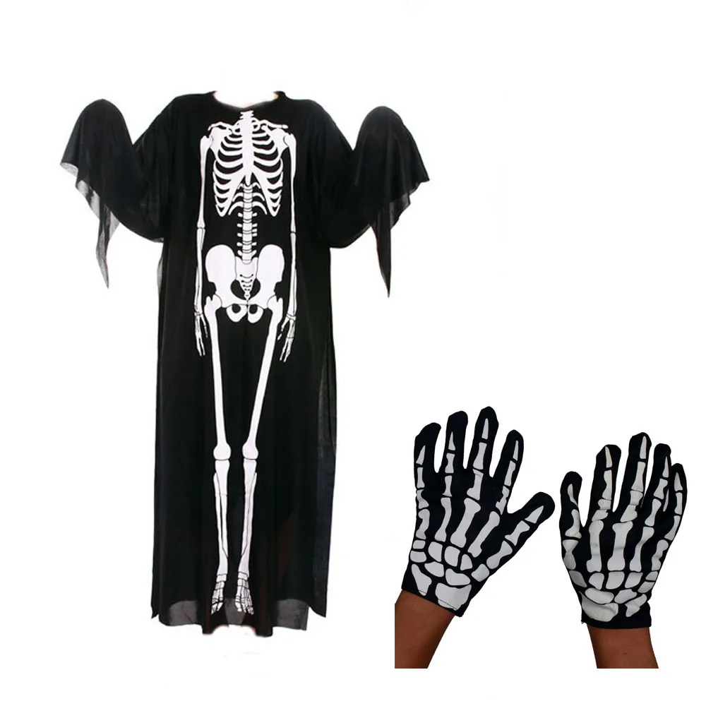 

Halloween Costumes Decoration Scary Skull Ghost Glove Mask For Adults And Children Kids Masquerade Decoration
