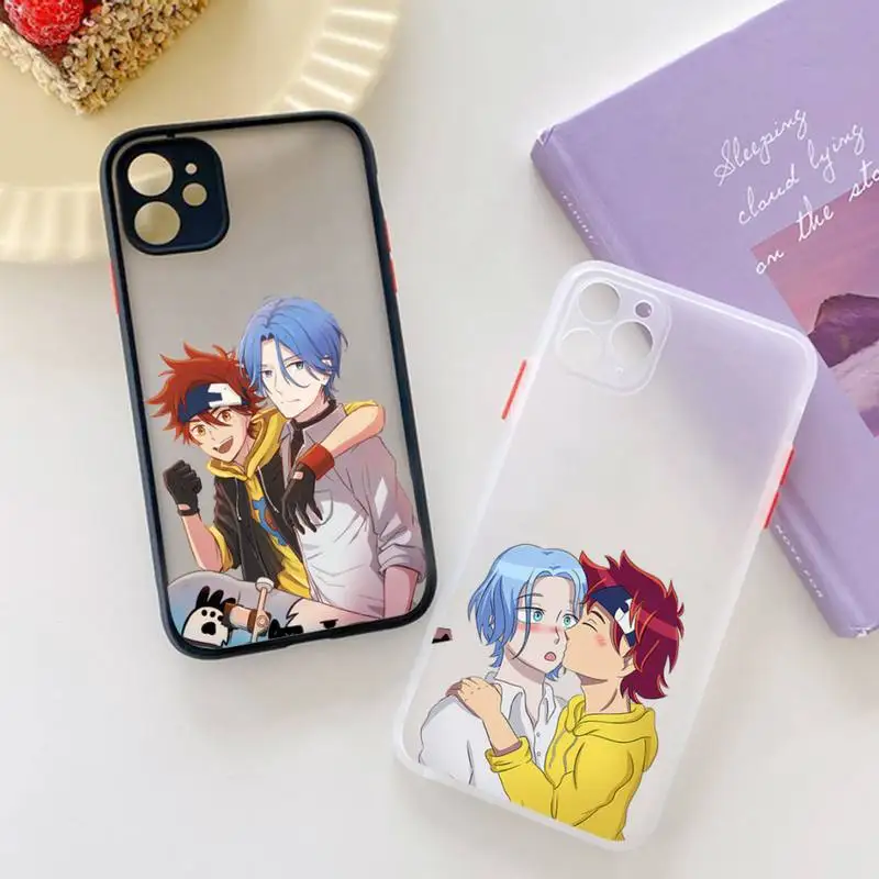 

Japan anime Sk8 The Infinity Phone Case matte transparent For iphone 7 8 11 12 13 plus mini x xs xr pro max cover