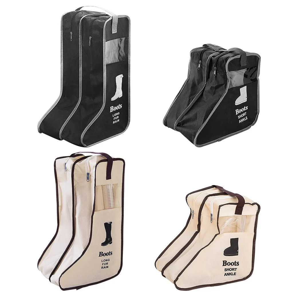 

Сумка для сапог, портативный органайзер на молнии для хранения одежды, протектор для спальни, аксессуары, большой черный цвет