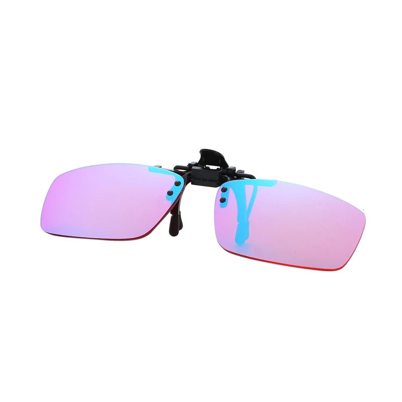 

Red-Green Color Blindness Correction Frame Glasses Clip-On Color Blind Glasses 180° Reversible Color Blind Glasses Clip