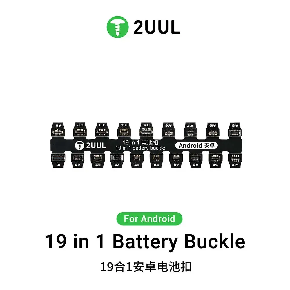 

2UUL PW06 Android Boot Шнур питания Пряжка 19в1 для мобильного телефона Huawei, Xiaomi, Samsung Материнская плата Пряжка для аккумулятора Разъемы шнура