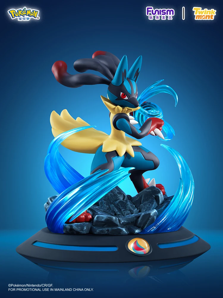 Фото В наличии Фигурка Покемона Funism Lucario Mega Evolution Статуя Пикачу Коллекционная игрушка №4