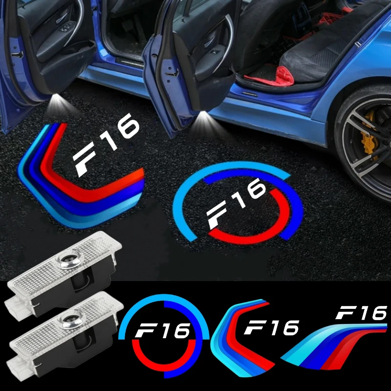 

2Pcs LED Light for X6 F16 2008-2022 Car Door Welcome Lights Logo Projector Courtesy Ghost Shadow Lamp Auto Interior Accessories
