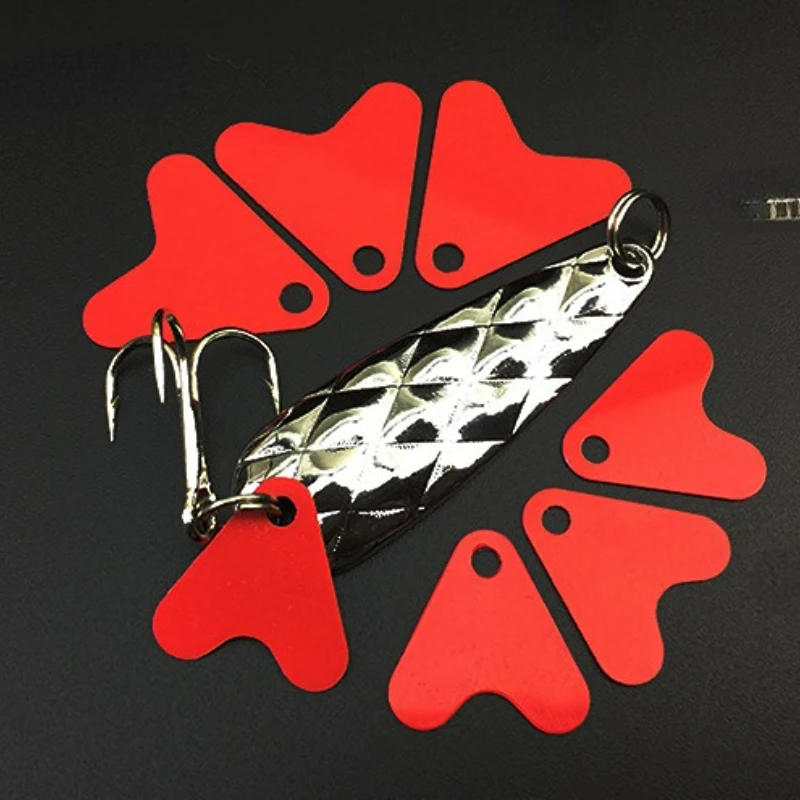 

Блесна рыболовная пластиковая в форме красного сердца, 100 шт.