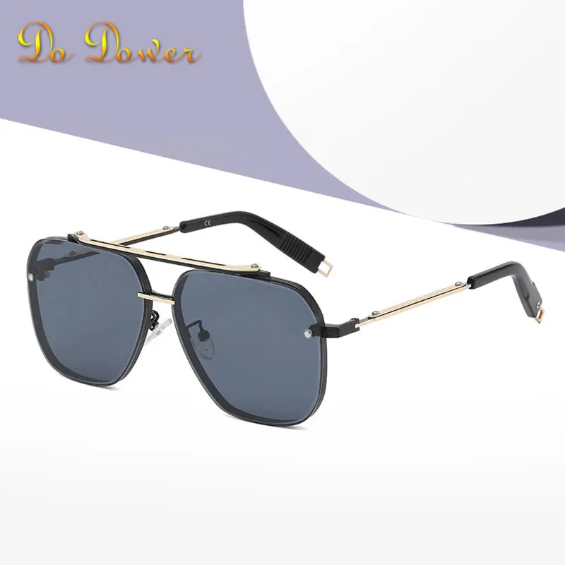 

2022 New Double Beam Design Fashion Metal Woman Sunglasses Box Personality Trimming Men's Pilot Driving Trend 2A570 Eyeglasses