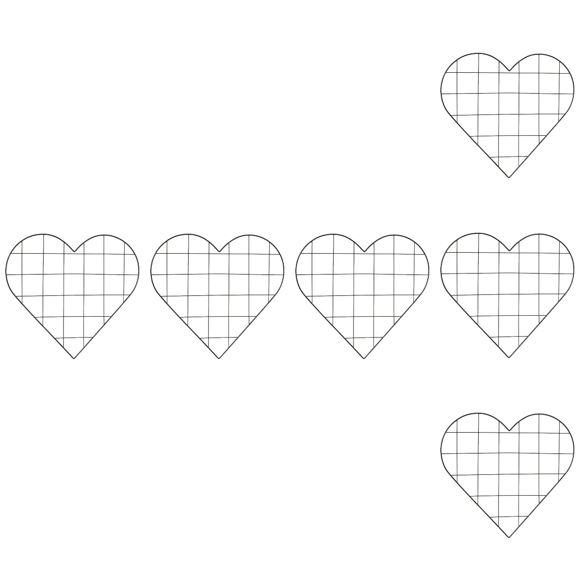

Grid Wall Display Panel Photo Hanging Mesh Wire Heartmetal Picture Panels Rack Iron Frame Memo Boards Basket Storage Ornament