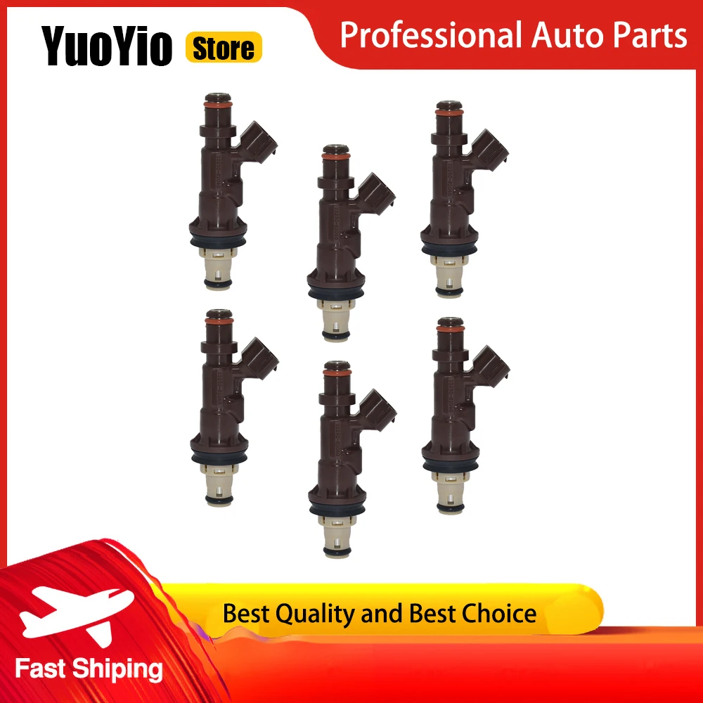 

6 шт. топливный инжектор со штепсельной вилкой для Toyota Tacoma Tundra 4runner V6 3.4L 23250-62040