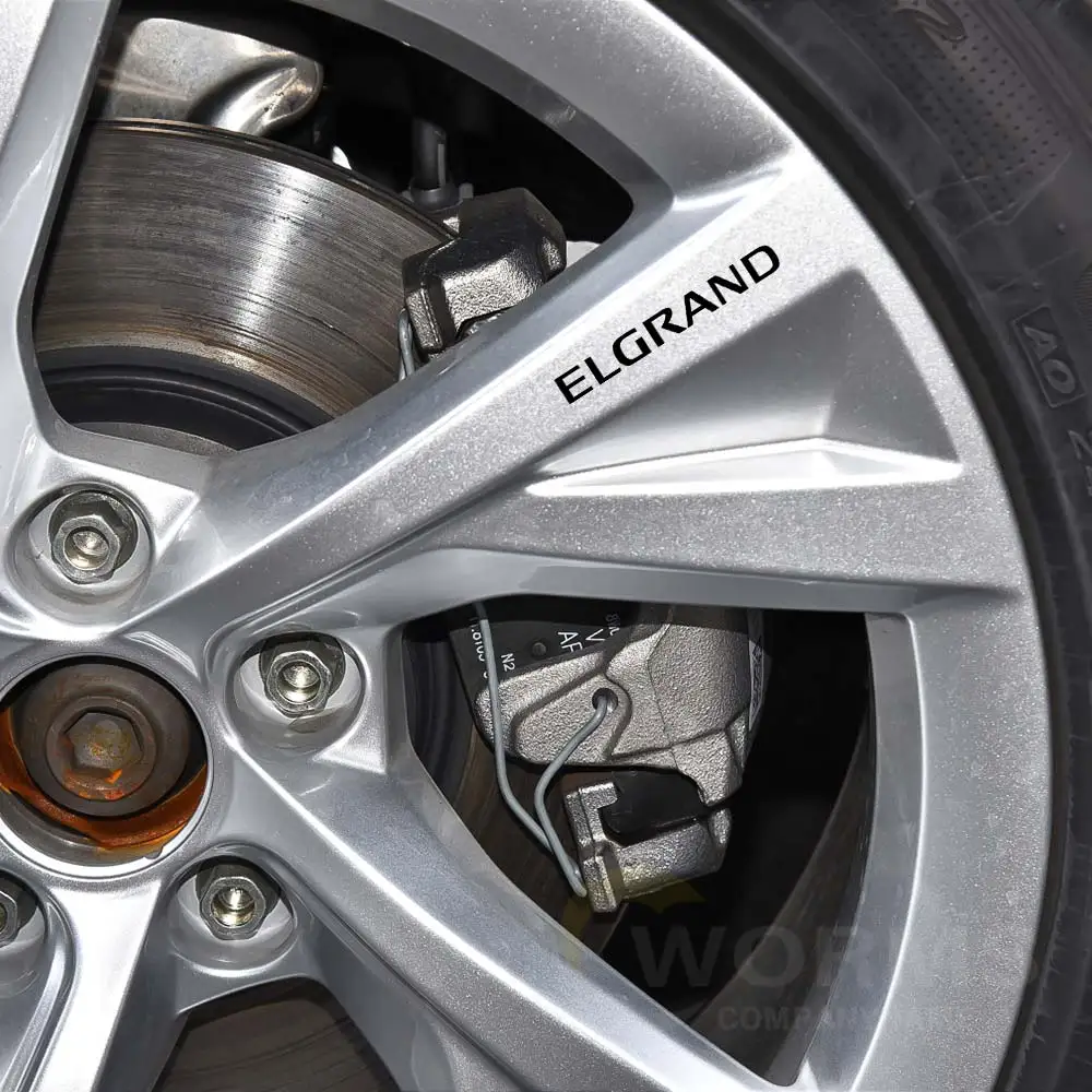 

4 шт., светоотражающие наклейки на автомобильные колеса для Nissan Elgrand