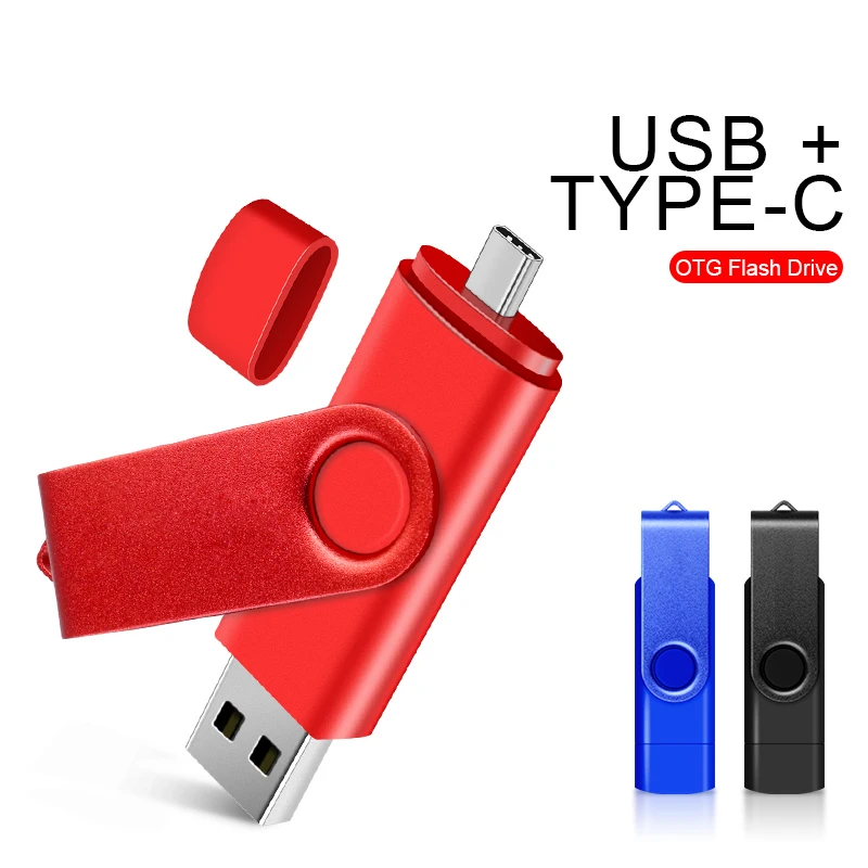 

Высокоскоростной USB флэш-накопитель OTG Pen Drive 32/64/128 ГБ USB2.0, флэш-накопитель для Android Micro PC, деловой подарок