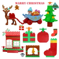big size building blocks accessories compatible large bricks children kids christmas tree gifts series festival educational toys