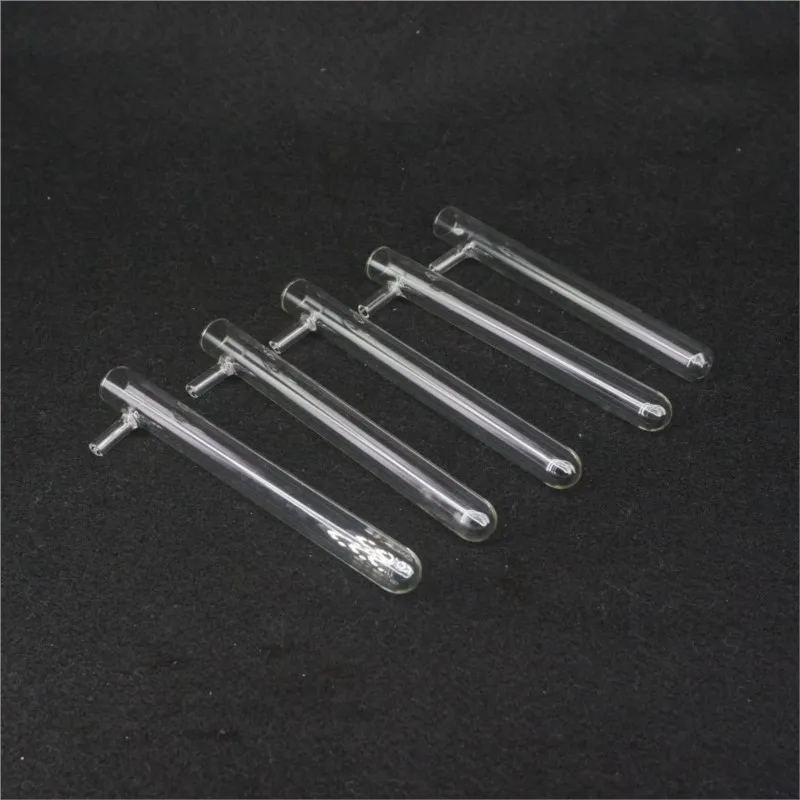 

5PCS Multiple Glass Test Filter Tube with Vacuum Upper Side Arm Lab Experiment