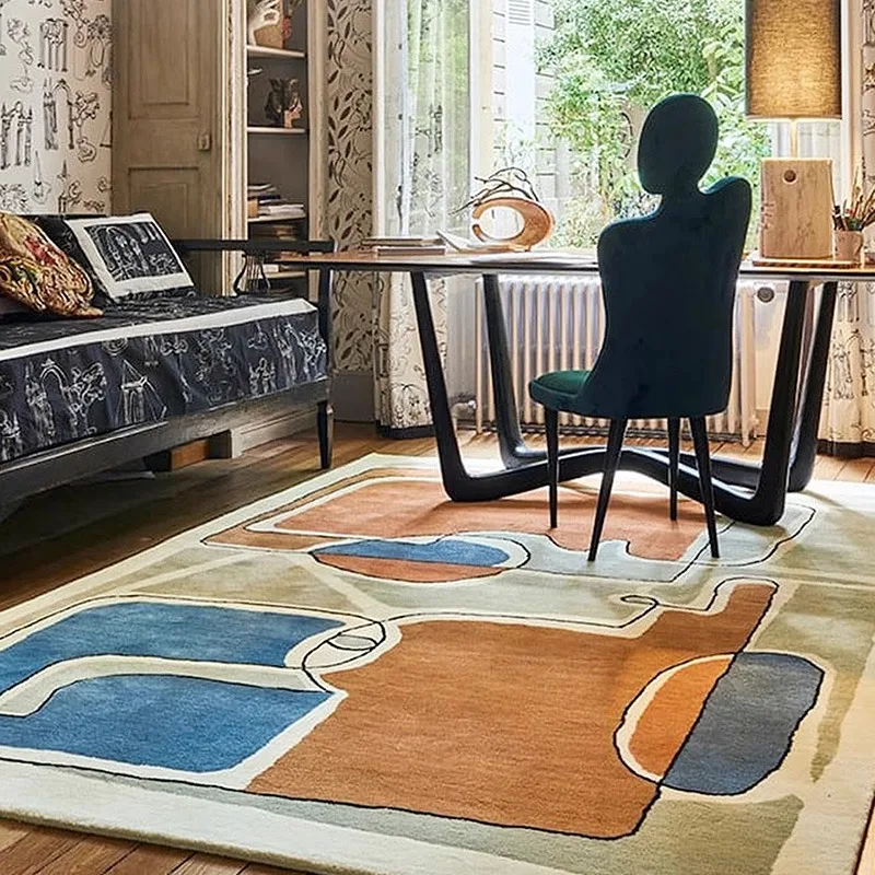 Современный элитный ковер для гостиной художественные граффити ковры спальни