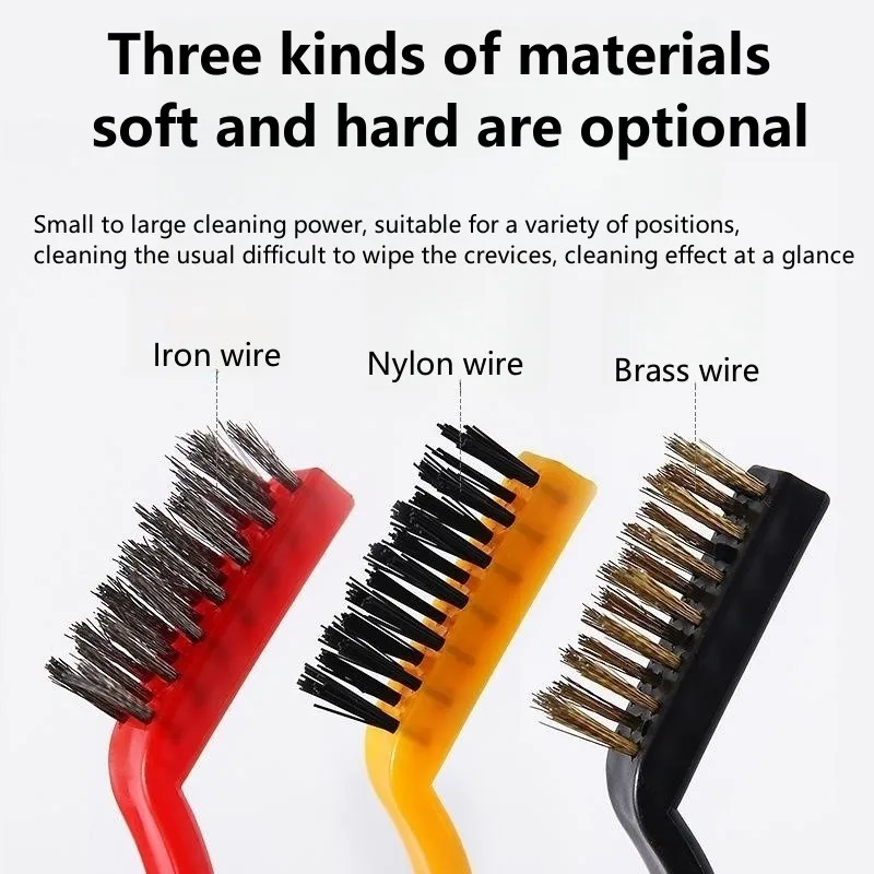 

Home Gas Stove Cleaning Brush Kitchen Multi-functional Grease Cleaning Brush Cooktop Brush Hood Wire Brush Hard Bristle Brush