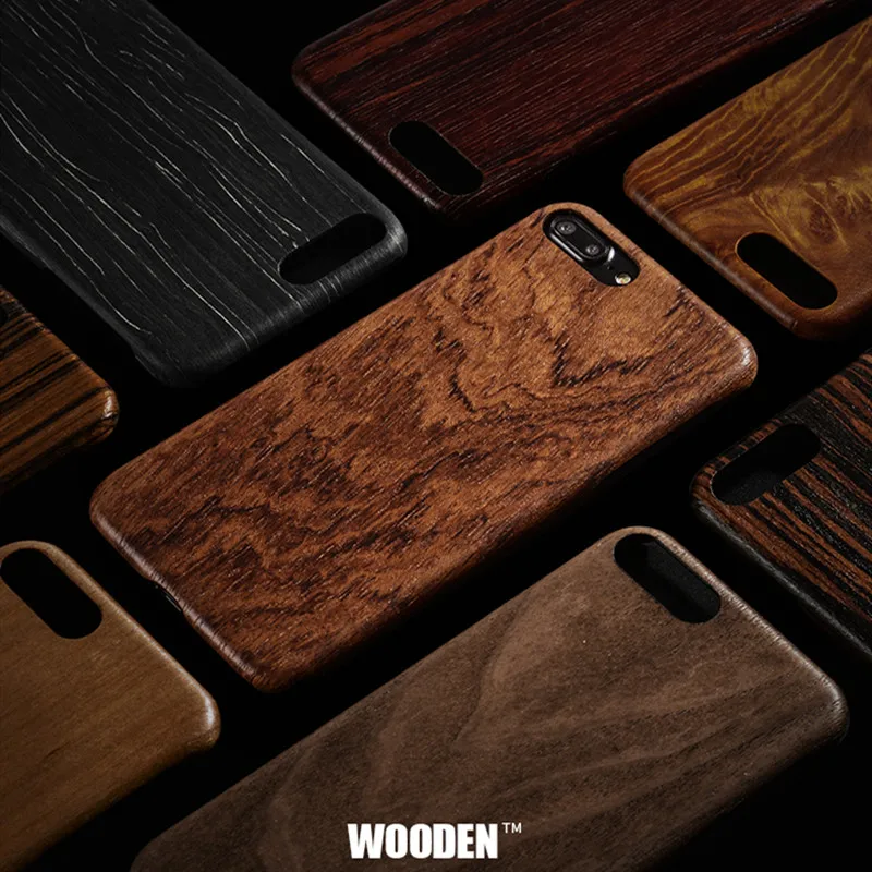 

For Apple iPhone 6 6s Plus /7 /8 Plus SE2 2020 walnut Enony Real Wood Rosewood Wenge Apricot MAHOGANY Wooden Back Case Cover