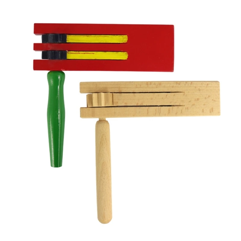 

Kids Mexicans Wood Ratchet Noise Maker Traditional Matraca for Present