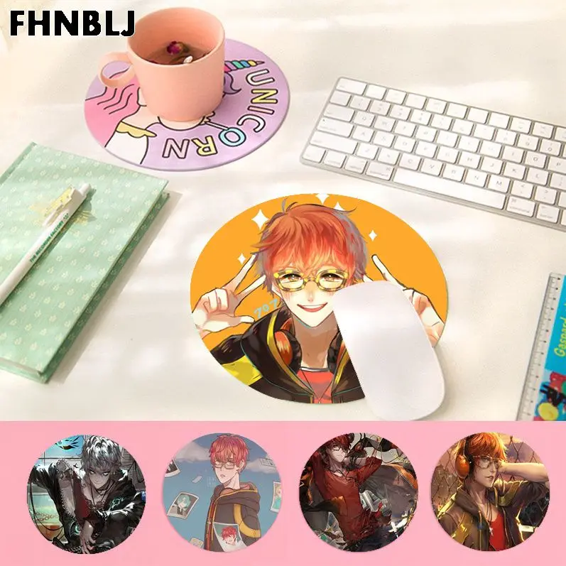 

FHNBLJ Hot Sales 707 Mystic Messenger Soft Rubber Professional Gaming Mouse Pad gaming Mousepad Rug For PC Laptop Notebook