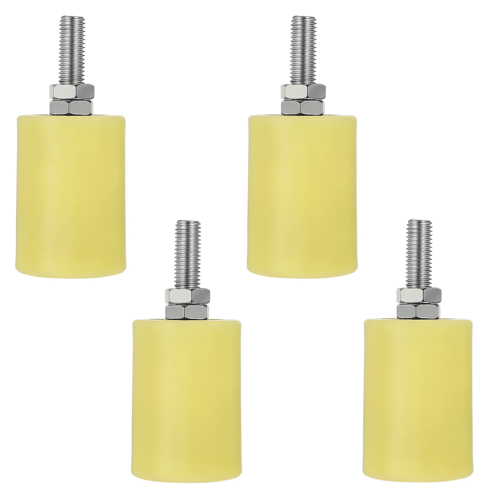 

4 Pcs Pulley Guide Rollers Sliding Gate Accessories Brackets Heavy Duty Support Rail Side