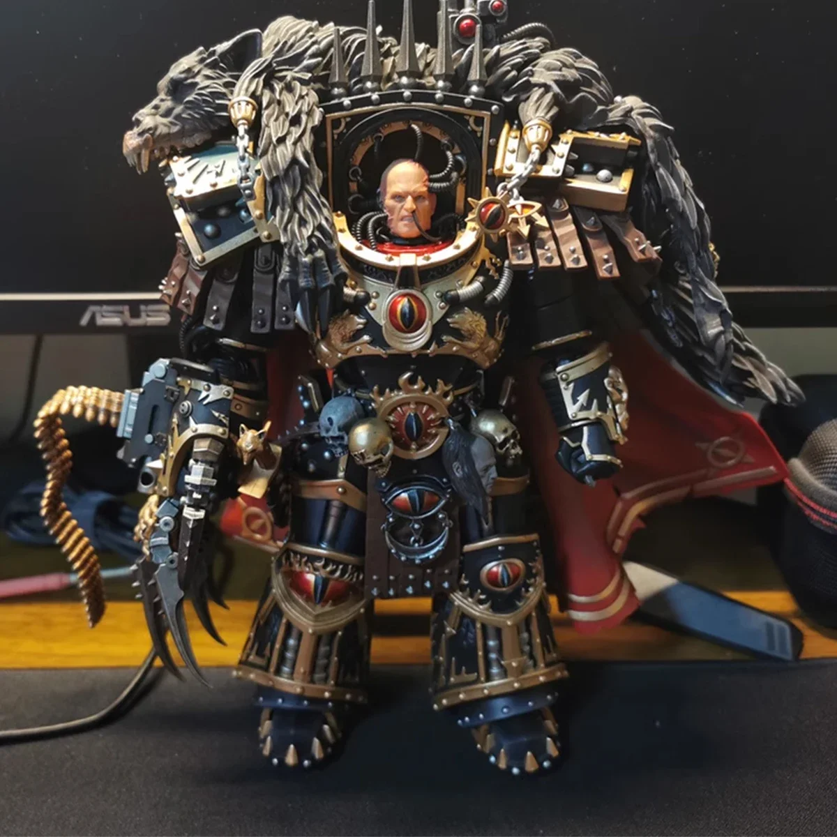 JOYTOY 1/18 Warhammer The Horus Heresy Фигурка Warmaster Primarch of XVlth Legion Joint Аниме Модель Игрушки