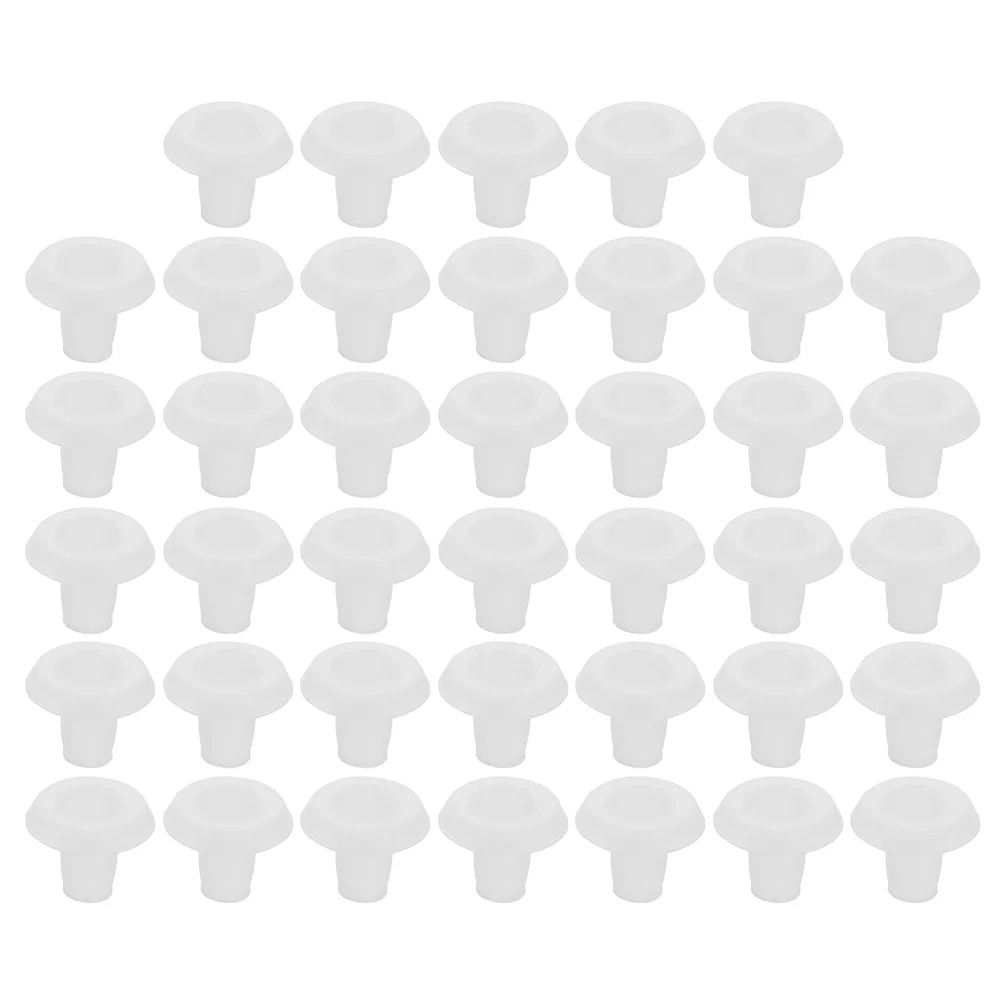 

40Pcs Horizontal Window Blinds Parts Window Blinds Components Clear Bottom Rail Button Blinds Bottom Rail Plug