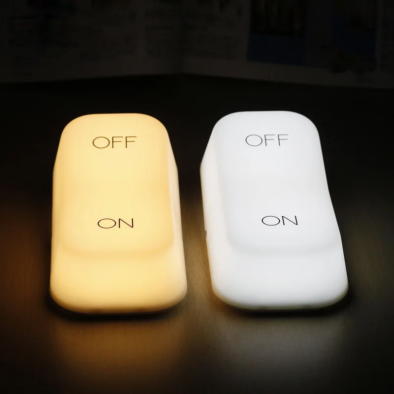 

Creative Vintage Switch Modeling LED Lamp Night Novelty Light Gravity Induction ON/OFF Switch Lamp For Bedroom Lights 3d Lampe
