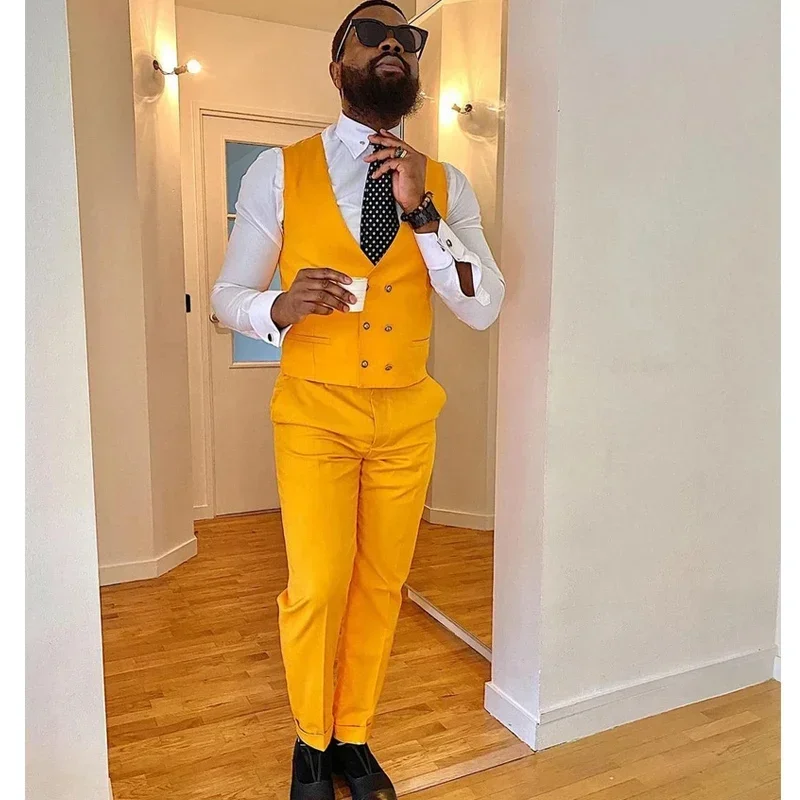 Формальные мужские костюмы приталенный крой для свадьбы 3-х предметный смокинг