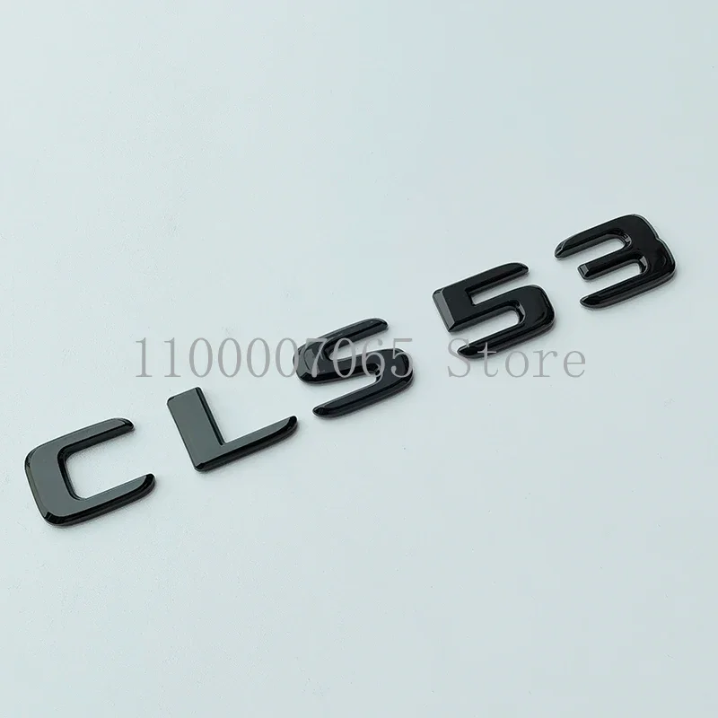 

2017 глянцевые черные буквы CLS53 Turbo 4matic + эмблема для MB C257 автомобильный Стайлинг крыло багажник именная табличка логотип наклейка