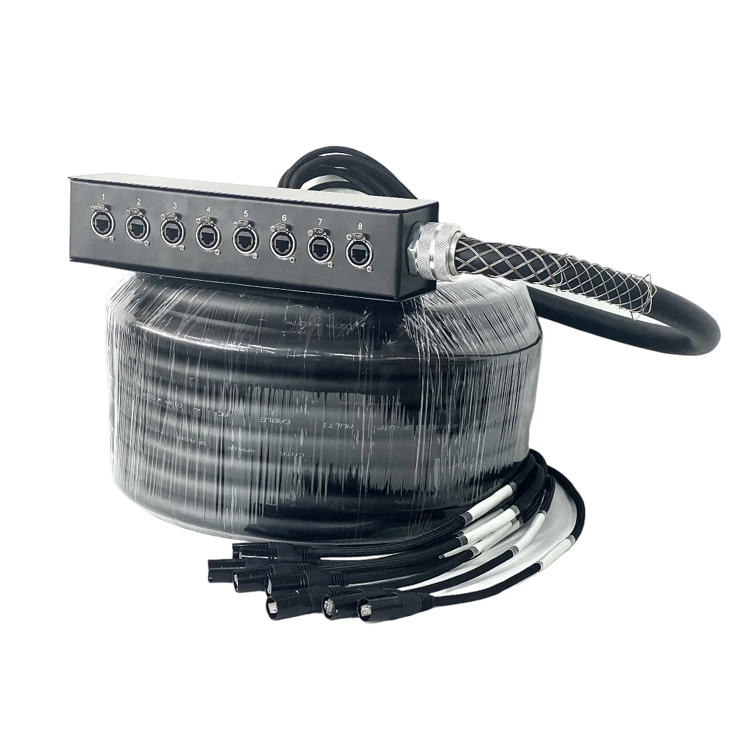 4-канальный 40-метровый змеиный кабель CAT6 бескислородный медный сетевой