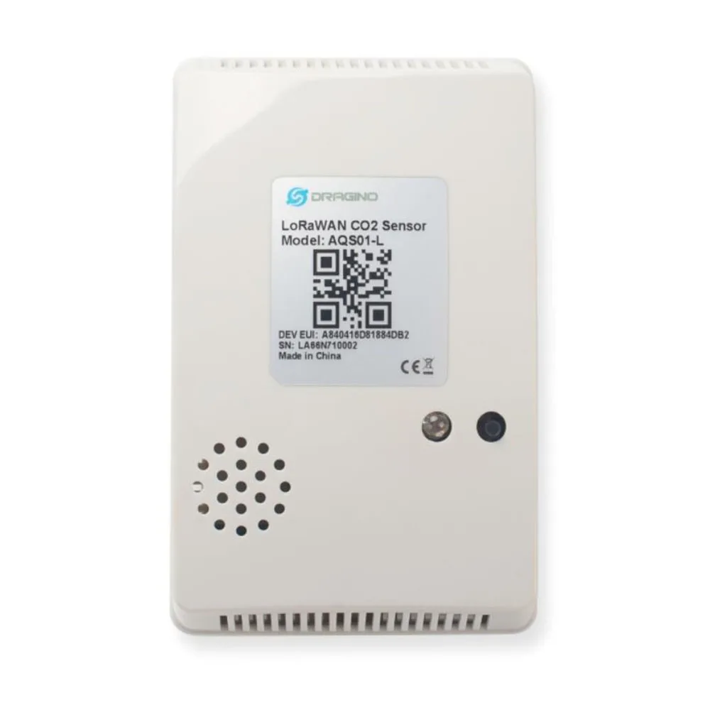 Фото Dragino AQS01-L Крытый датчик качества воздуха LoRaWAN CO2 для CO2, температуры, относительной влажности и давления воздуха №2
