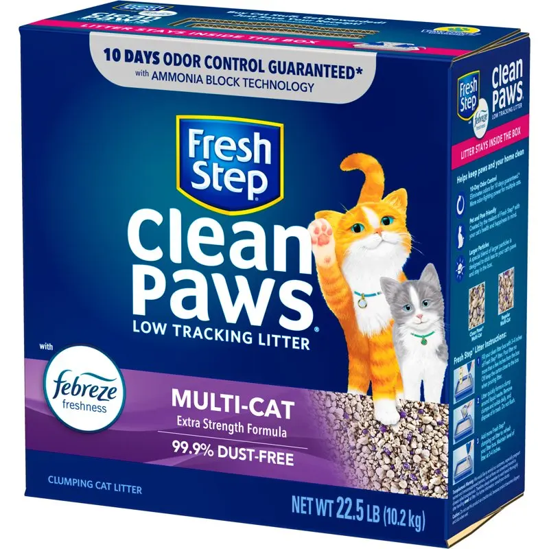 

Paws Multi-Cat Scented Litter with , Clumping Cat Litter, 22.5 lb