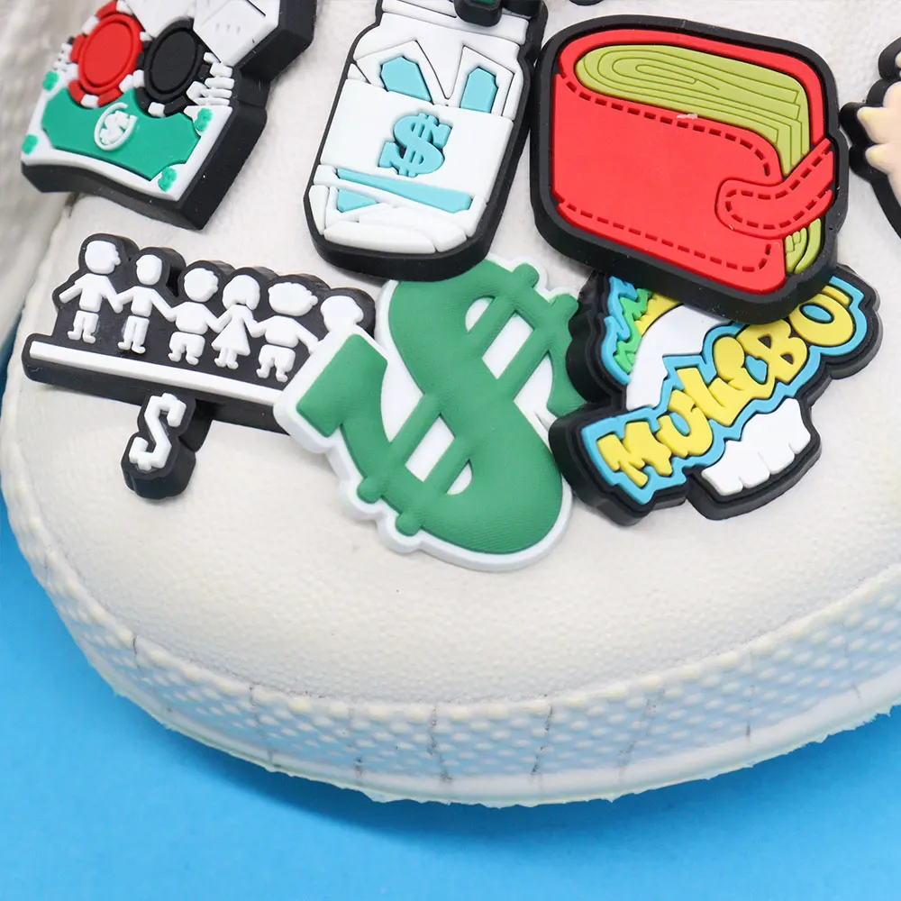 Новинка 1 шт. ПВХ мешочек для денег денежная свобода материя Вау доллар тапочки