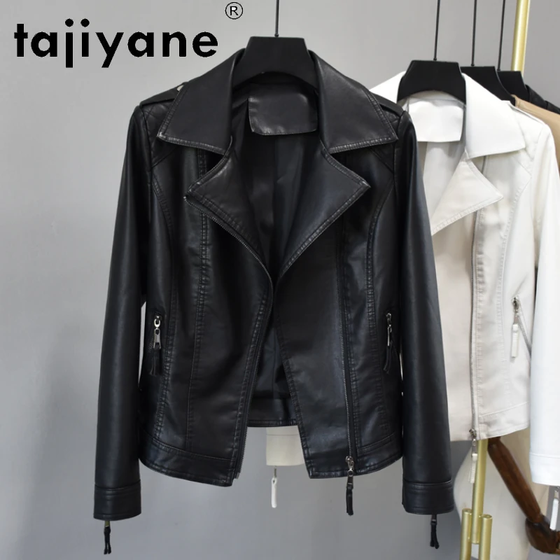 100% Genuine Leather Jacket Women Spring New Women's Elegant Sheepskin Outfits Casual Slim Jacket All-match Short Women Clothes