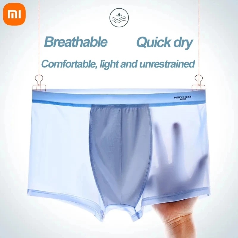 Мужские трусы Xiaomi 4 шт./лот графеновое антибактериальное Мужское нижнее белье