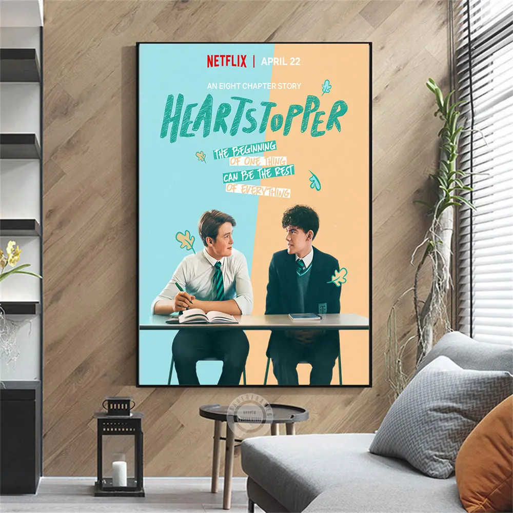 

Heartstopper TV Show Posters Prints Canvas Painting 2022 New TV Series Wall Art Pictures Canvas For Living Room Home Decoration