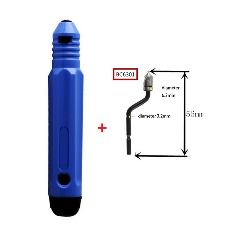 

Handle Burr Metal Repair NB Hole Deburring Tool Handle With BC6301/8301/1041/1651 Chamfering Cutter Head Set Remover Hand Tool