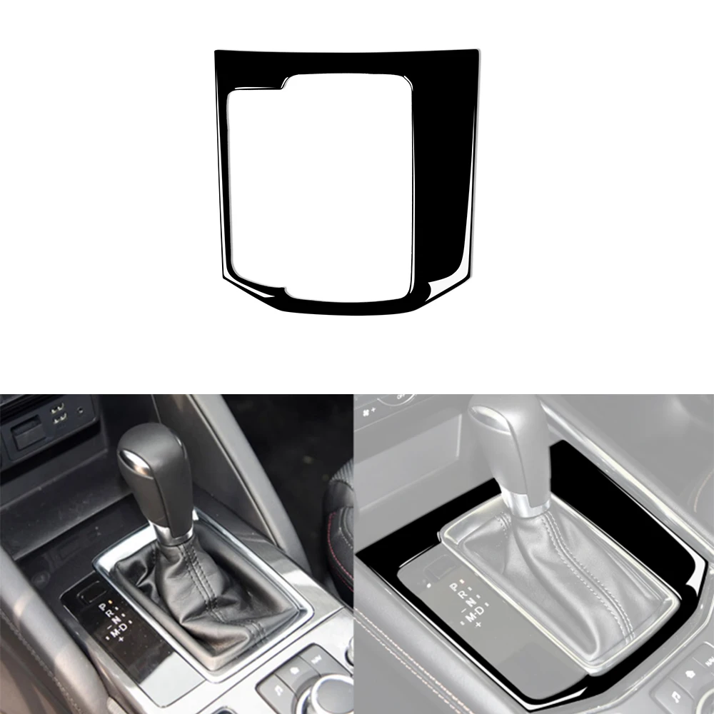 Черная Автомобильная наклейка на панель переключения передач Piano для Mazda CX-5 2017 2018