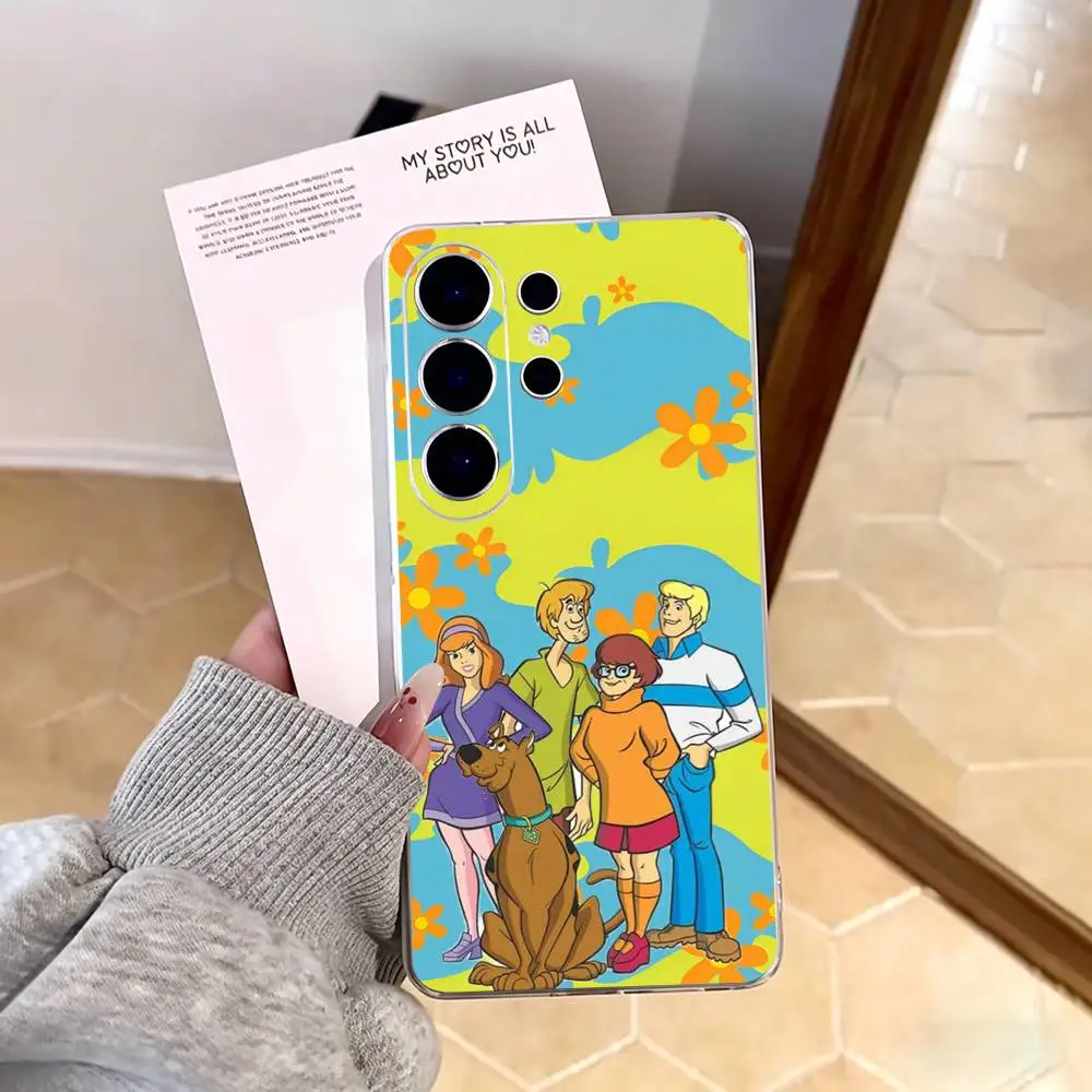 Фото Чехол для телефона S-Scooby-Doo для Samsung S25, S24, S21, S22, S23, S30, Ultra, S20, Plus, Fe, Note, 10, 9, 5G, прозрачный №5