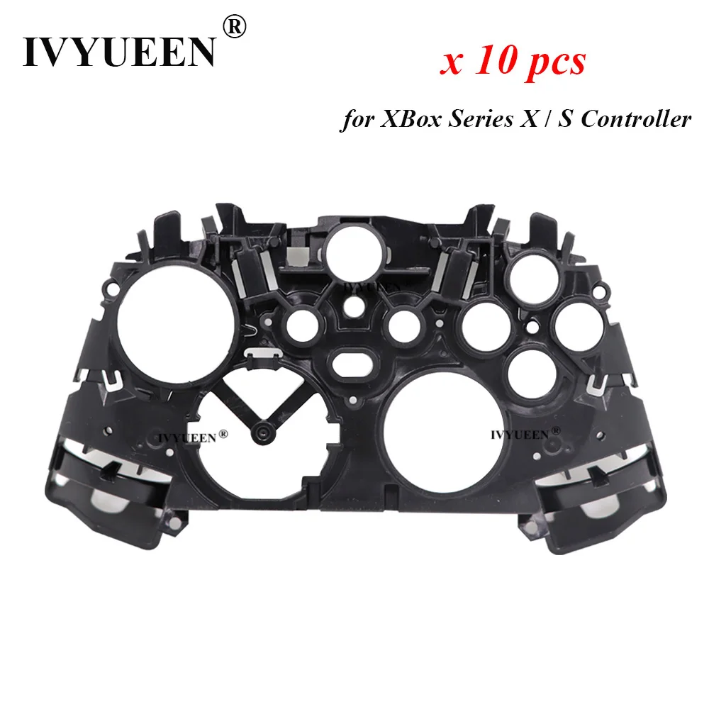 

IVYUEEN 10 PCS for Xbox Series S X Controller Middle Frame Replacement Housing Shell RT LT Holder Repair Accessories