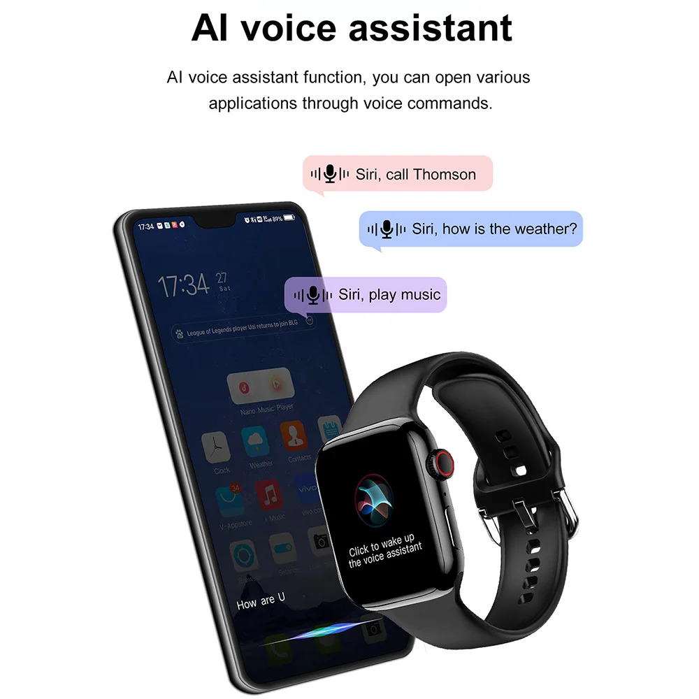 Смарт-часы LEMFO серии 7 Pro Max 2022 для мужчин и женщин с NFC Беспроводная зарядка