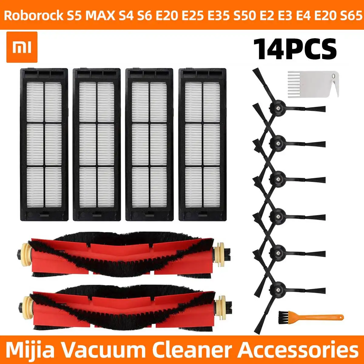 

Набор аксессуаров для робота-пылесоса Xiaomi Roborock S5 MAX S6 S50 E20 E25 E35