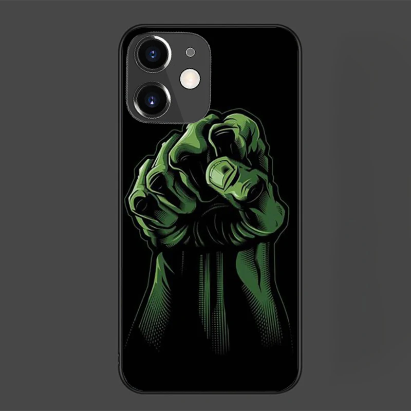 Hulk hulk Black mobile phone cover For IPhone 11 7 8P X XR XS XS MAX 11 12pro 13 pro max 13 promax Cute Soft Shell Phone Case