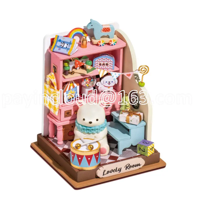 

Два поколения Diy Ручная сборка мини-дом креативная еда и игрушки-модели