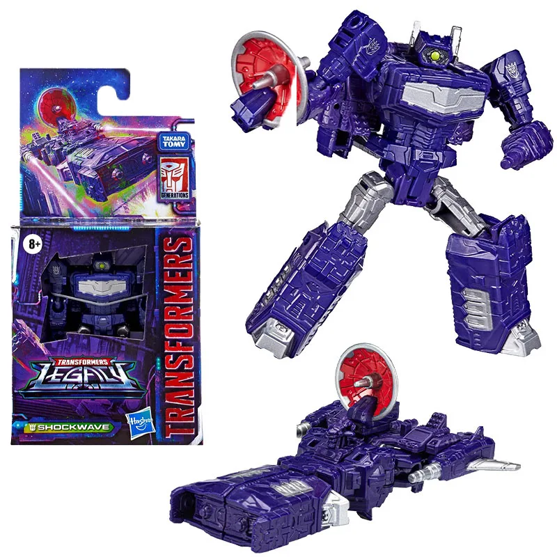 

Hasbro Genuine Transformers Toys Legacy Core Cr-level Shockwave Anime Action Figure Deformation Robot Toys for Boys Kids Gifts