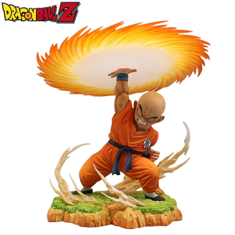 

Dragon Ball Z Figure 18cm Kienzan Kuririn PVC Gk Figurine Dbz Anime Figures Kulilin Statue Collectible Model Decoration Toy Gift